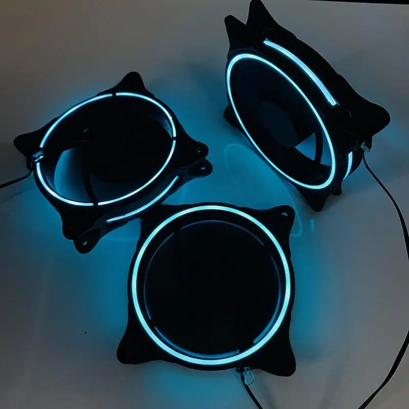 Вентилятор охлаждения для ПК 120 мм бесшумсветодиодный LED 12 см тихий|Запасные