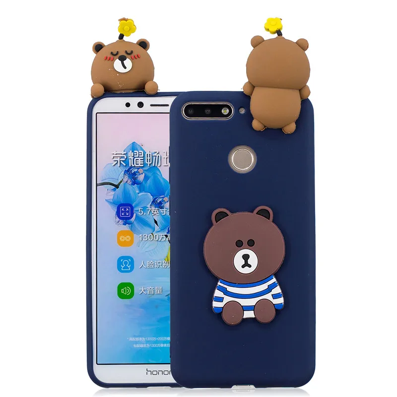 N 3D Милый Панда Единорог кактус силиконовый чехол для телефона на Fundas huawei Y5 Y6 Y7 Prime Y9 чехол Coque Etui для женщин и детей - Цвет: N