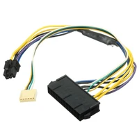 atx psu power cable 24p to 6p for hp z220 z230 sff mainboard server workstation black