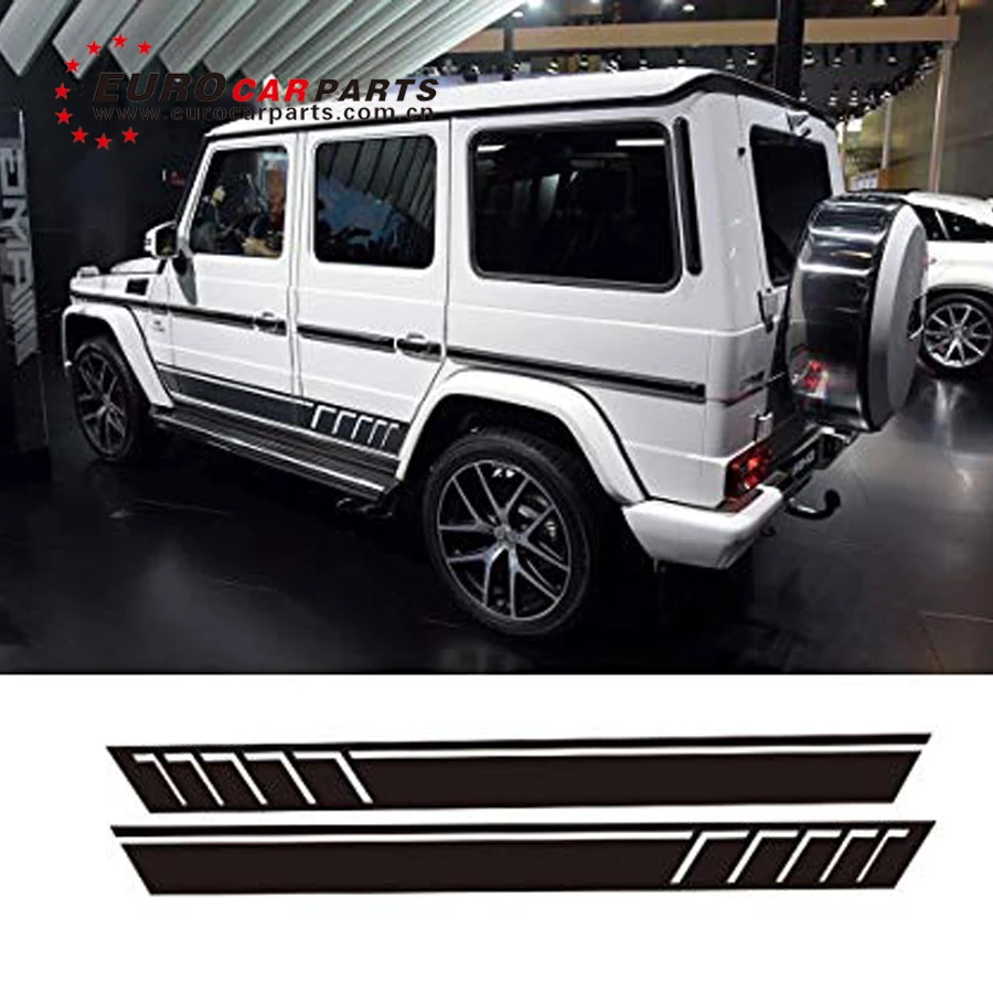 G class w463 2x графические наклейки полоски автомобильные набор для кузова G63 G65 G500 G350