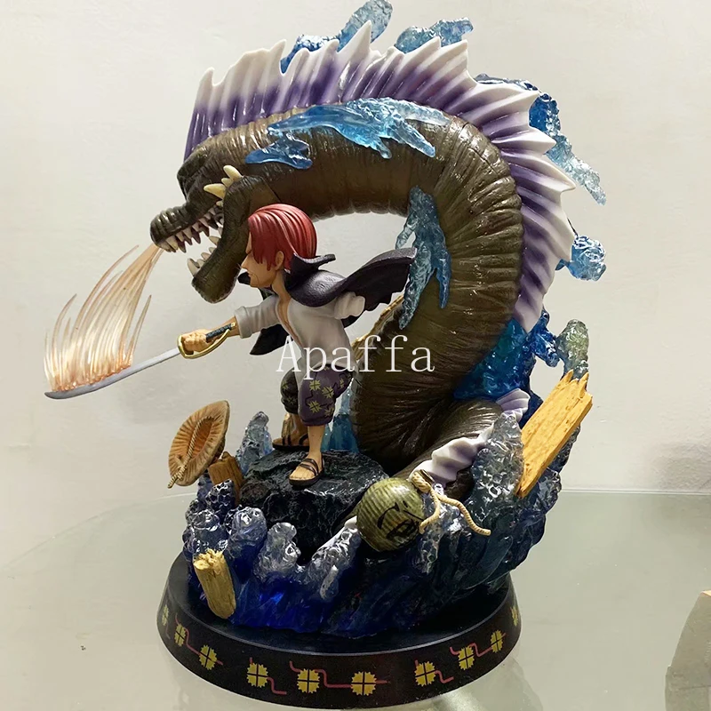 35 см аниме ONE PIECE Red Hair Shanks экшн фигурка японское Коллекционная модель