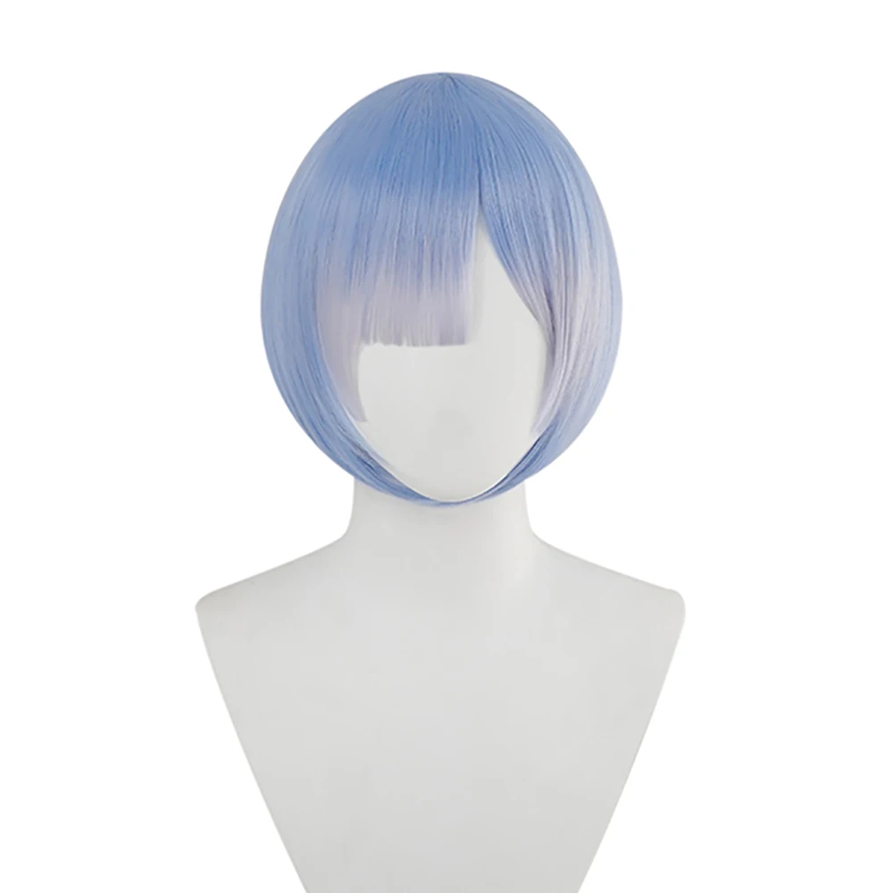 Парик PWEINCY Rem для косплея термостойкий синтетический с шапочкой переходом между