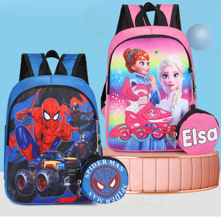 

Disney Captain Frozen Sofia Baby Bag Cartoon Mini Backpack Kindergarten Kids Gift Children Lovely Schoolbag