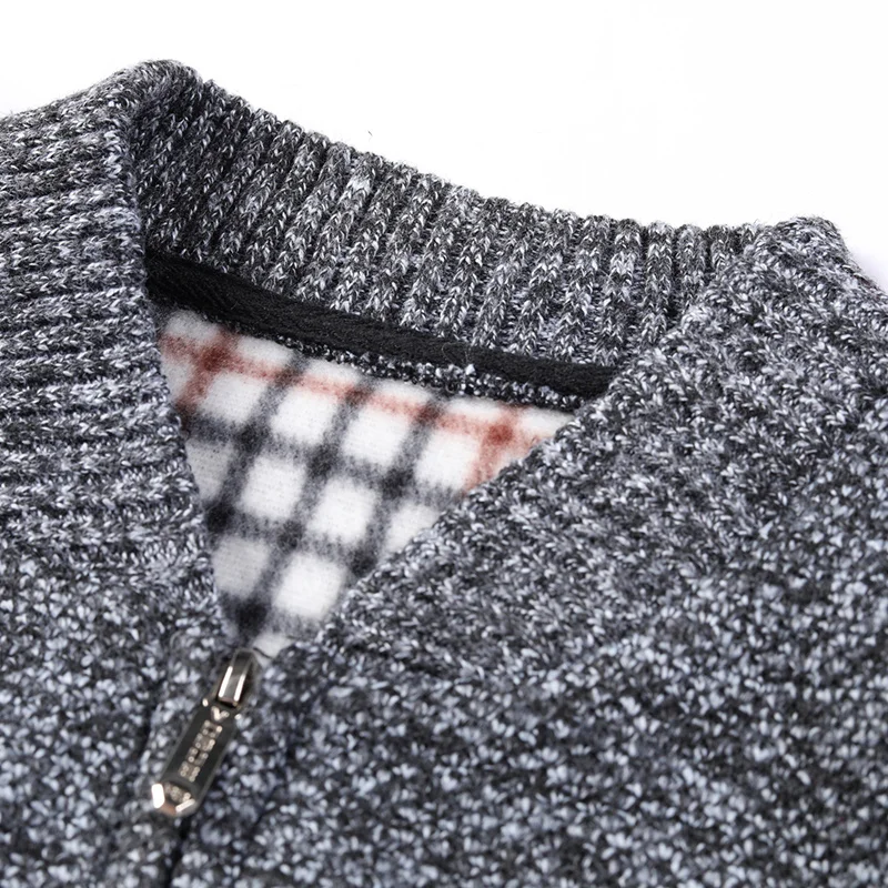 Зимние Модные Лоскутные мужские вязаные куртки толстый удобный свитер с длинным