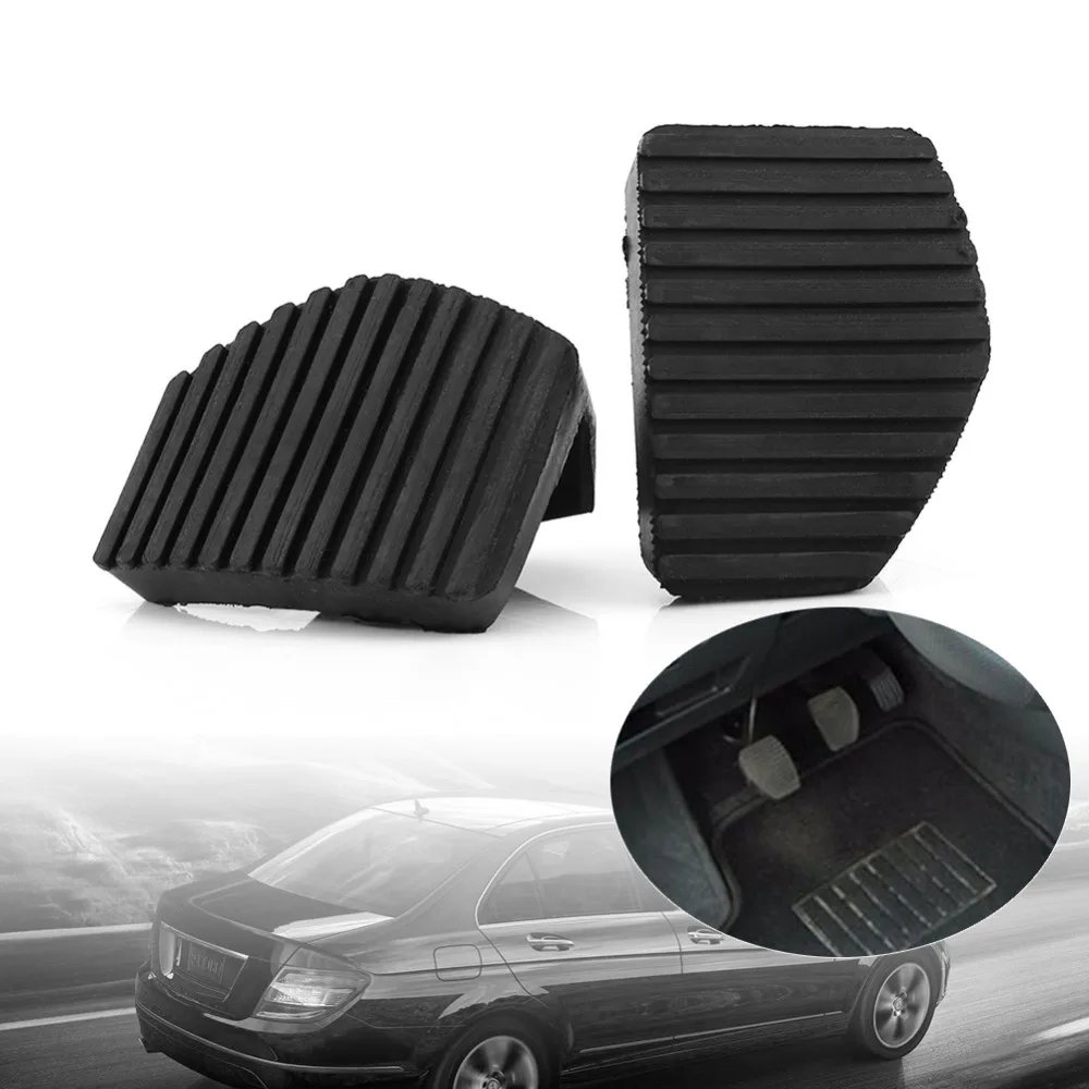 1 пара педаль тормоза сцепления резиновое покрытие для peugeot/Citroen 1007 207 208 301 C3 C4 противоскользящей поверхностью конструкция обеспечивает торможения быстро