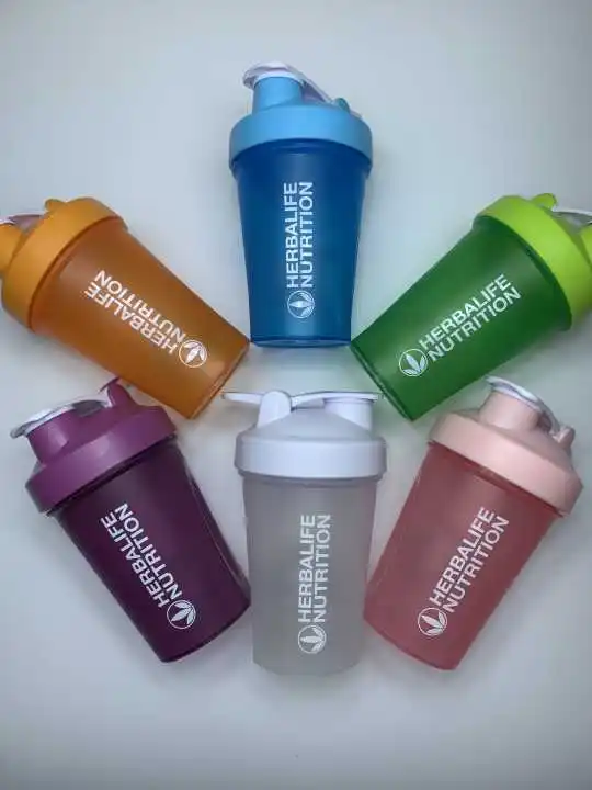 Высококачественный портативный 400 мл Herbalife питательные Коктейльные бутылки BPA-Free с проволокой из нержавеющей стали, пластиковые бутылки для воды
