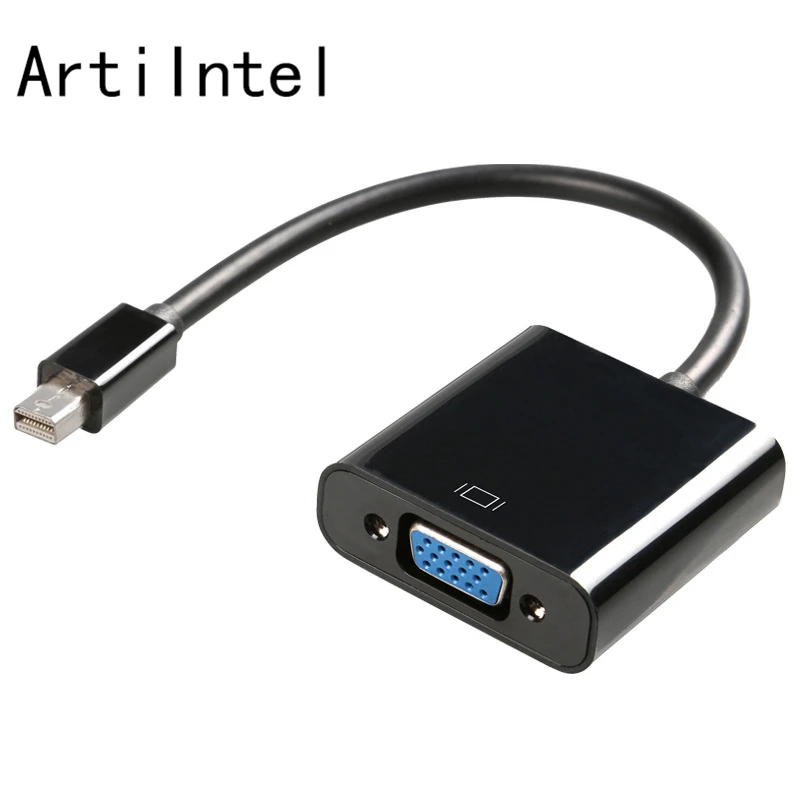 Мини дисплейный Порт Thunderbolt Дисплей порт Mini DP To VGA кабель адаптер 1080P для MacBook Air Pro