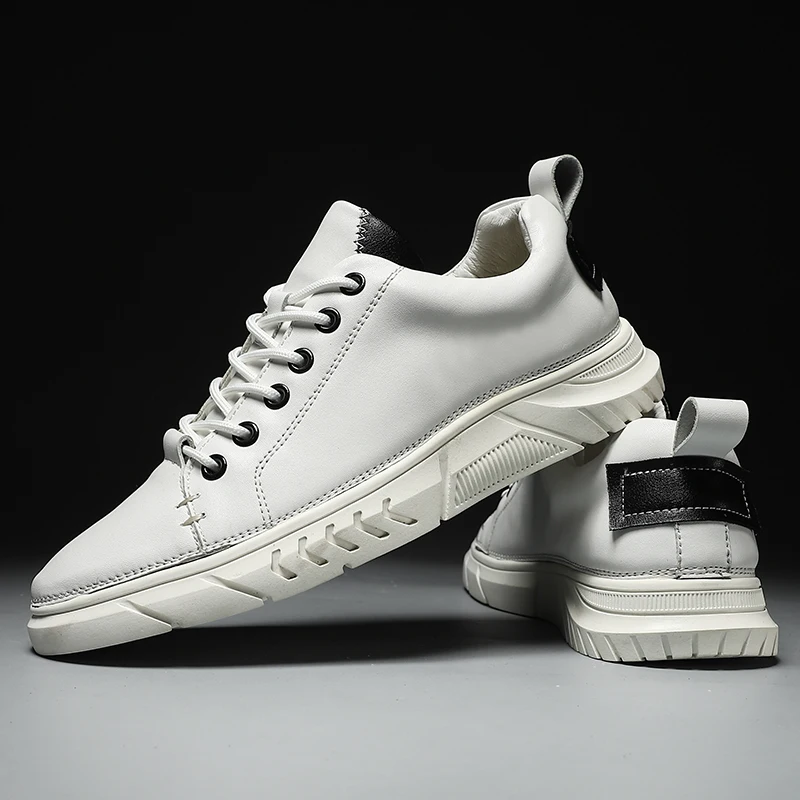 

Мужские кроссовки, повседневная спортивная обувь для ходьбы, белые удобные и элегантные модные теннисные туфли, Уличная обувь на весну-осен...