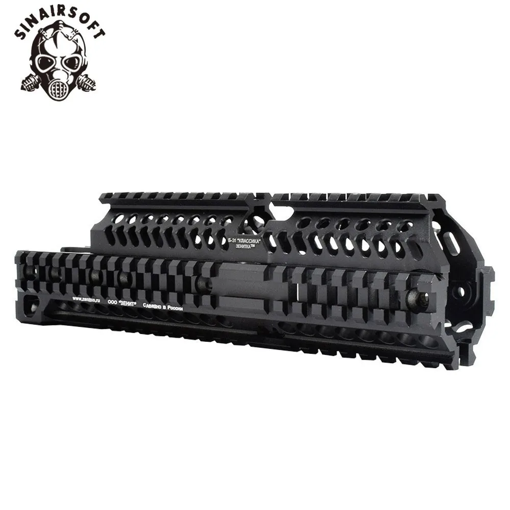 AK 47 тактические Quad Rail Picatinny Handguard System CNC Алюминий Полная длина тактический для AEG /