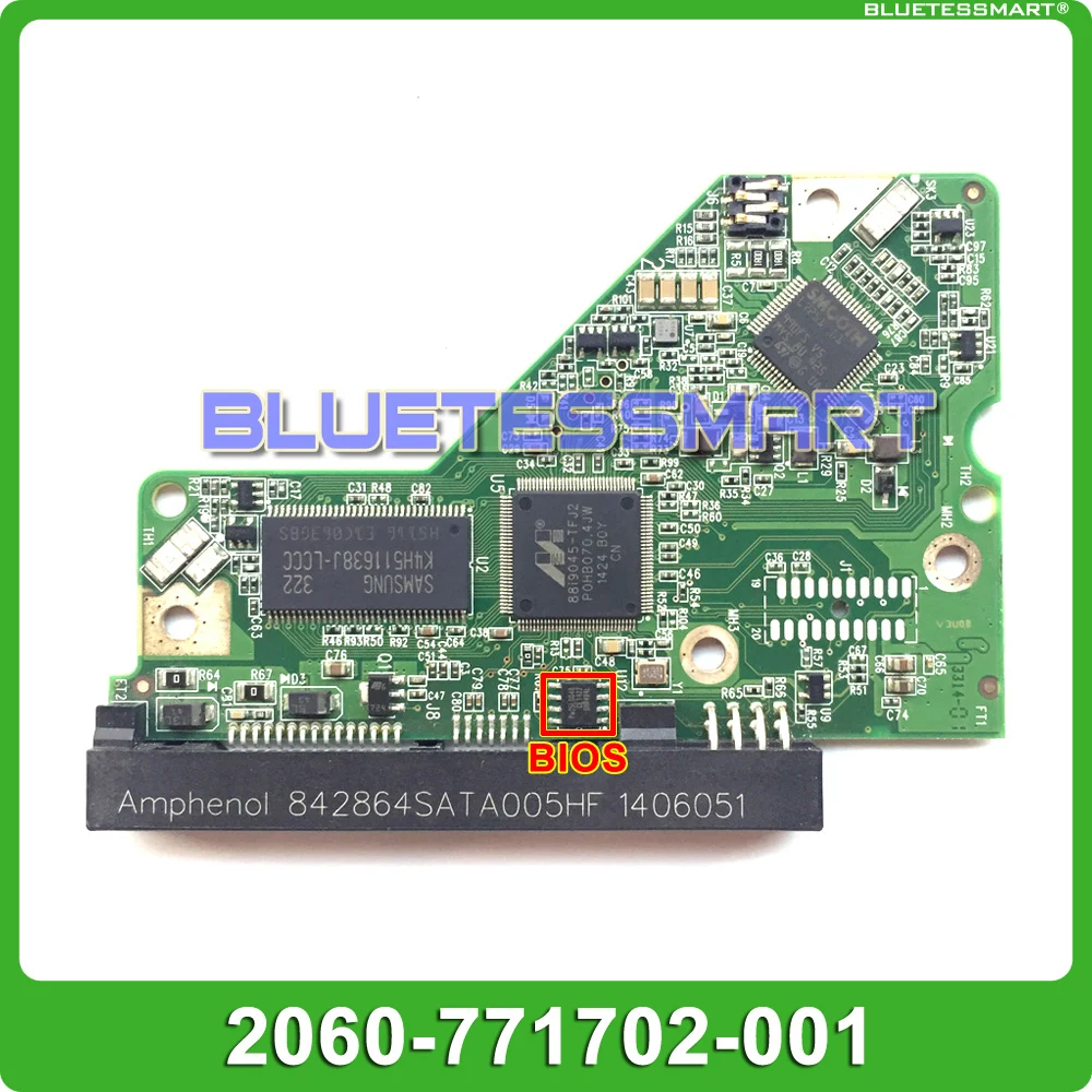 Материнская плата HDD PCB 2060 771702 001 REV A/P1 для WD 3 5 SATA восстановление данных жесткого
