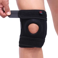 1pcs mountaineering knee pad with 4 springs support cycling knee protector mountain bike sports safety kneepad brace