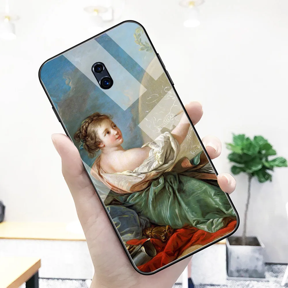 Чехол для Oppo R11s plus стеклянная задняя панель настенный Западный чехол R9 R9S R11 R11S Plus