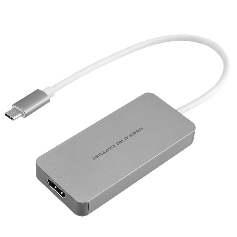 HDMI-совместим с Type C Hd 1080P захват карт для видеозахвата запись прямой трансляции Mac