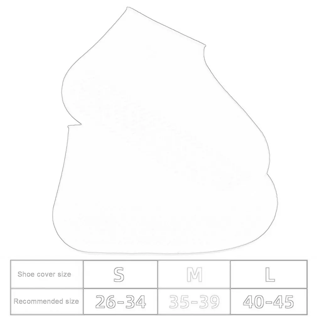 1 пара водонепроницаемых чехлов для обуви силиконовый материал унисекс защитные