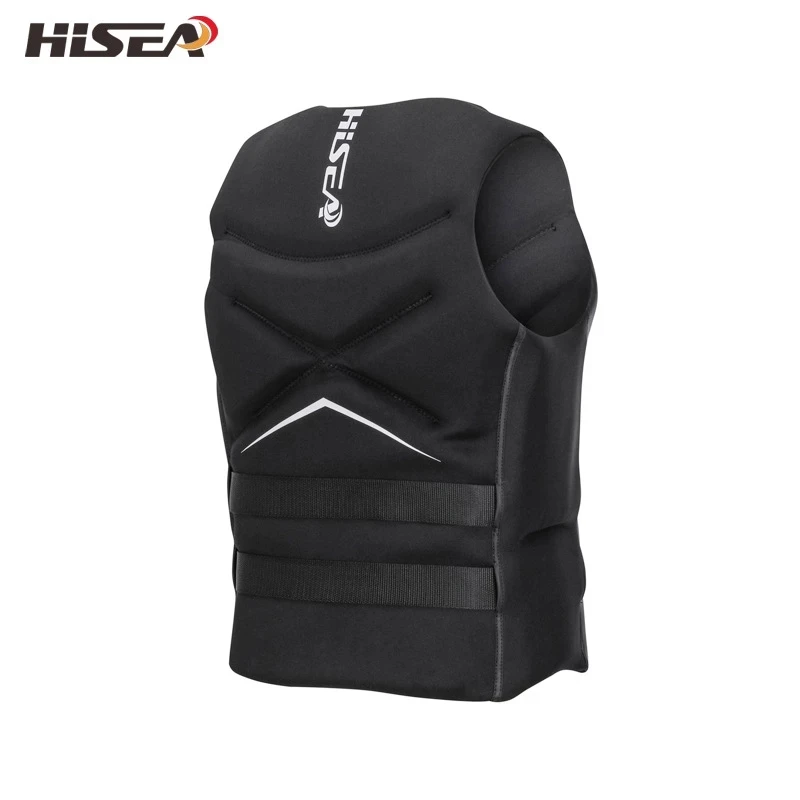 

Hisea New Women Men Floating Water Clothes Neoprere Quality Smooth shin Boating Life Jacket uoyancy Vest Surfing Fish Rafting