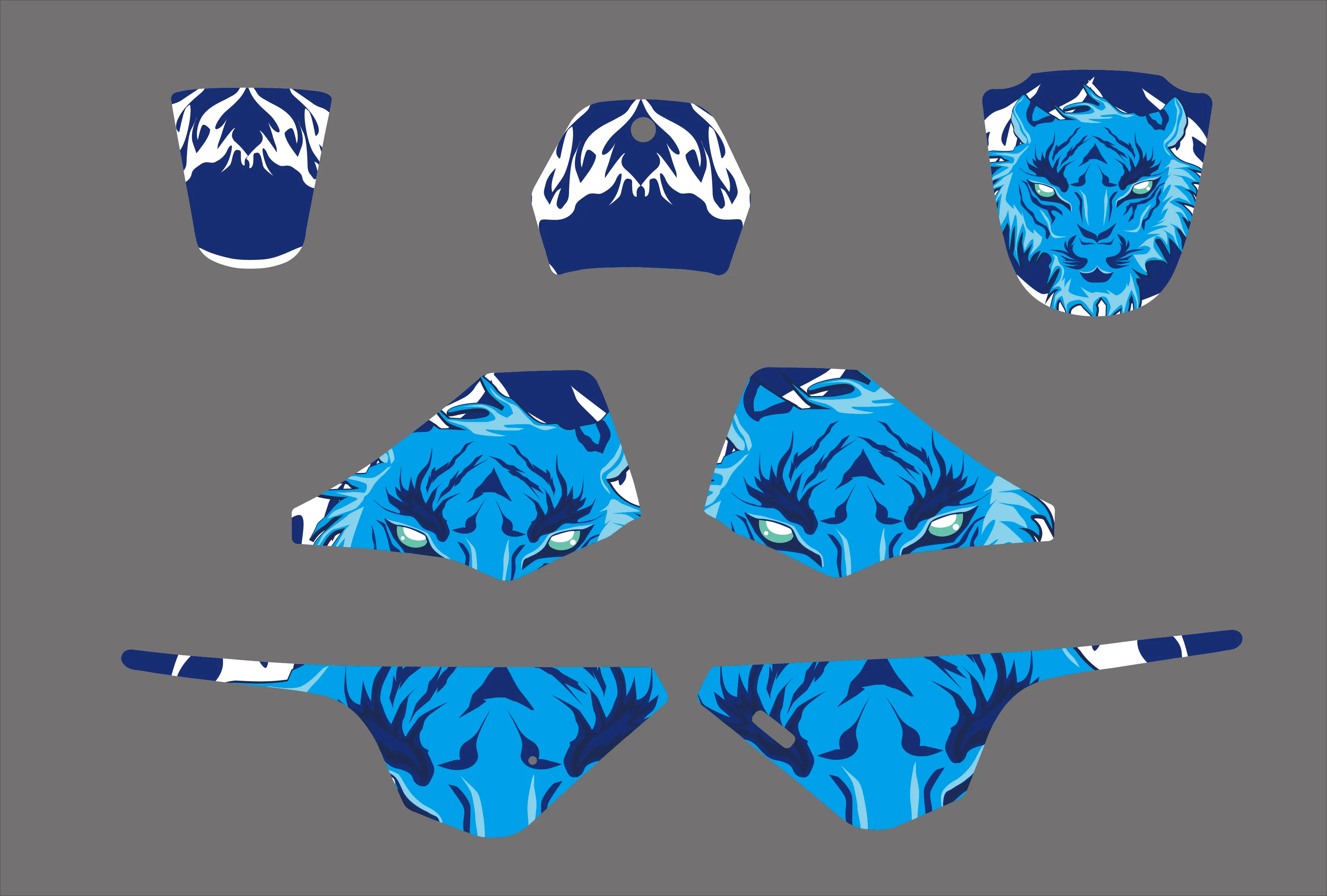 New Style TEAM GRAPHICS&ampBACKGROUNDS DECAL STICKERS Kits For Chinese Yamaha PW 80 PIT bike | Автомобили и мотоциклы