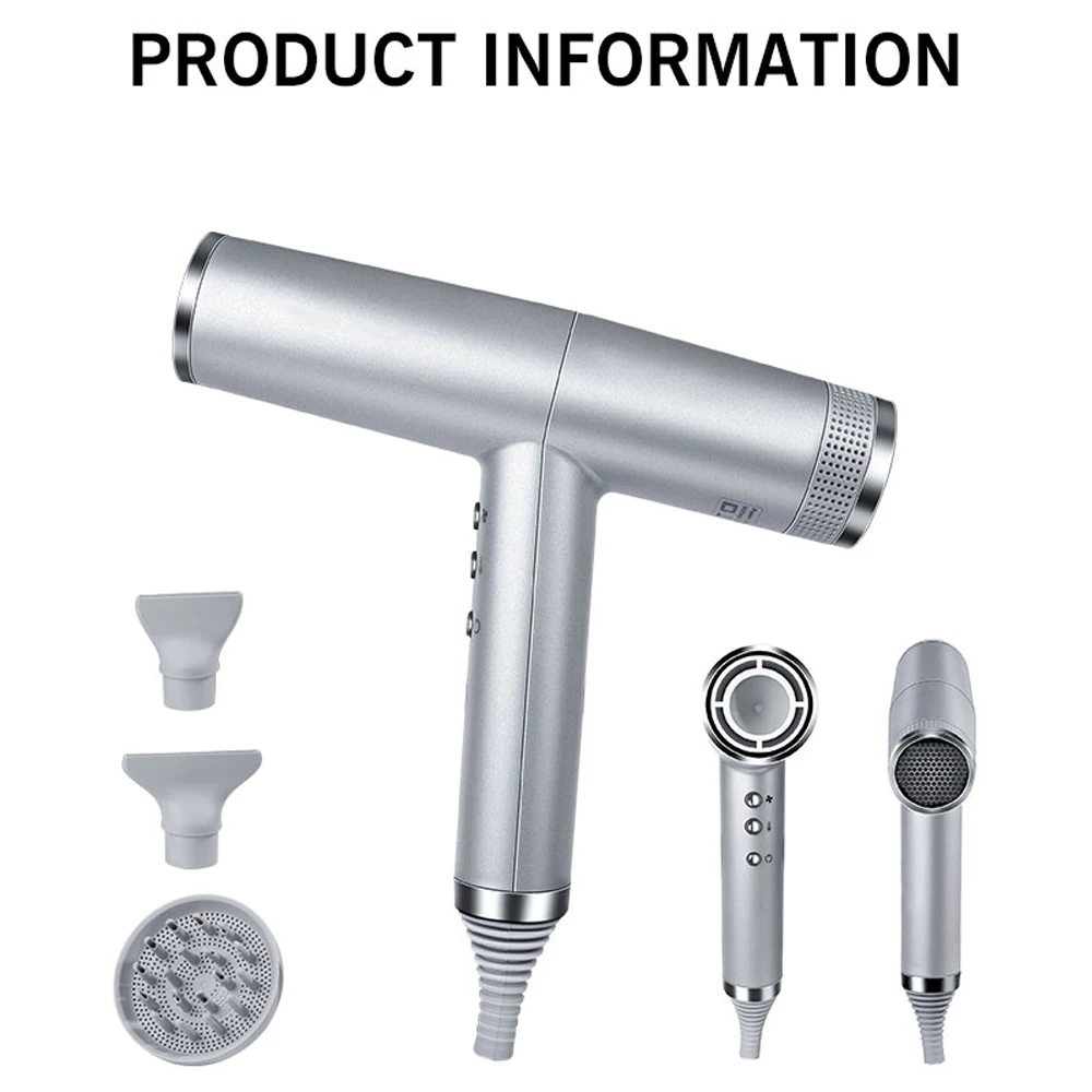 

Фен с отрицательными ионами, профессиональный фен для волос, высокая мощность, фен для волос, электрический фен, горячий и холодный ветер, фе...