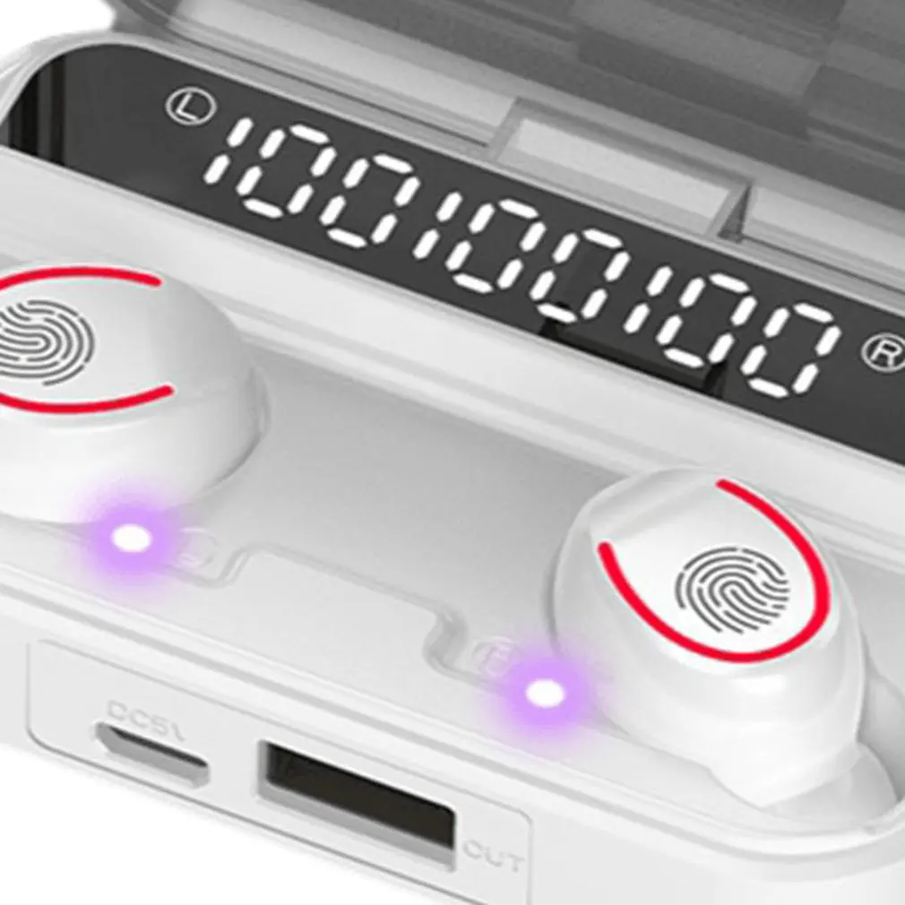 Новый Беспроводной наушники вкладыши TWS Bluetooth 5 0 8D Hi Fi стерео Водонепроницаемый