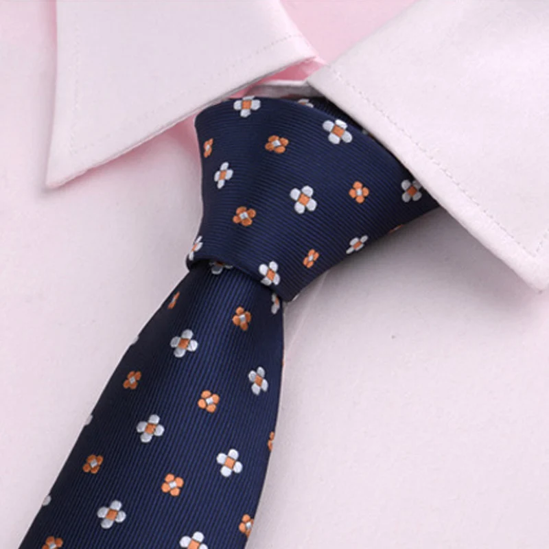 

New Arrival Men Floral Tie Jacquard Woven Flower Necktie 6CM Wide Business Wedding Tie Bridegroom Best Man