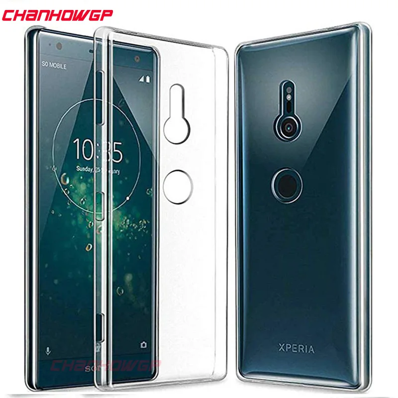 Полностью прозрачный мягкий чехол для Sony Xpria 10 Plus L3 L2 L1 XZ4 XZ3 XZ2 XZA Z3 Z5 X Compact XZ Z4 Z2 Z1 XA XA1
