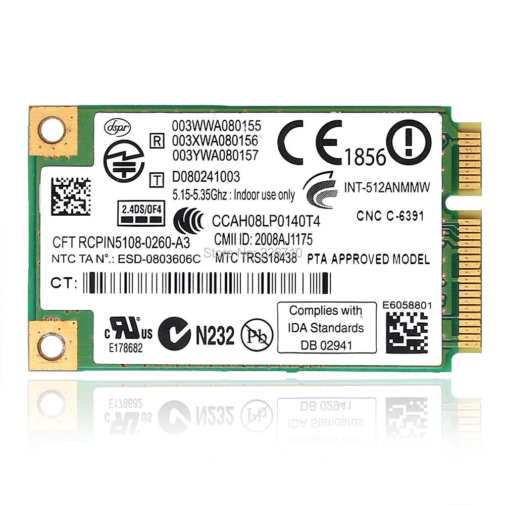 5100AGN 512AN_MMW Беспроводная 802.11N 300 Мбит/с PCI E Wi Fi LAN карта для Lenovo X200 T400 E43 E43A E43L G450L W500 R500