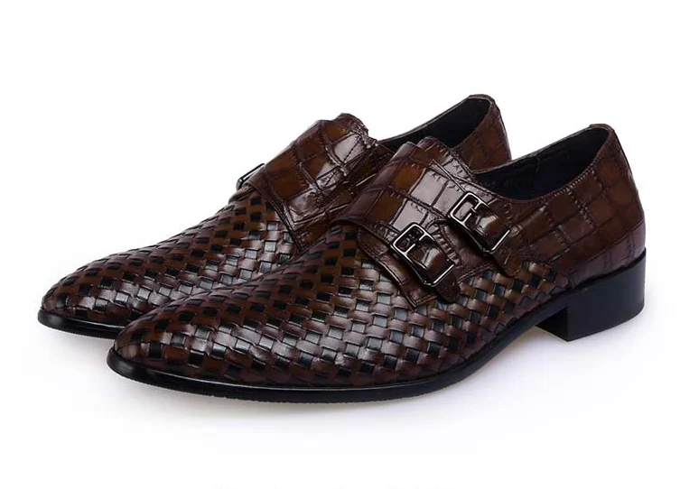 Новинка стильные летние остроконечные кожаные туфли в британском стиле ручная