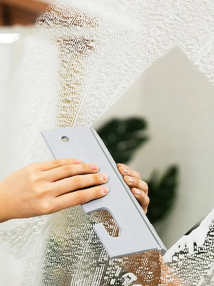 

Silicone Window Wiper Household Hanging Cleaning Tool For Kitchen Counter Top Bathroom Marble Wall Glass Mirror Wiper Blade