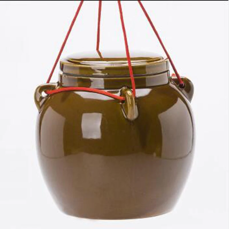 Ретро японская грубая керамика чайные банки керамическая бутылка для хранения