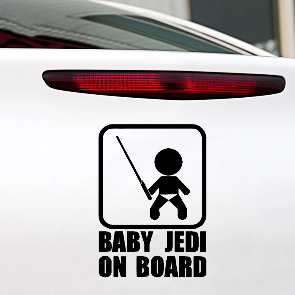 Красочные детские джедаи на борту автомобильные наклейки и Переводные картинки