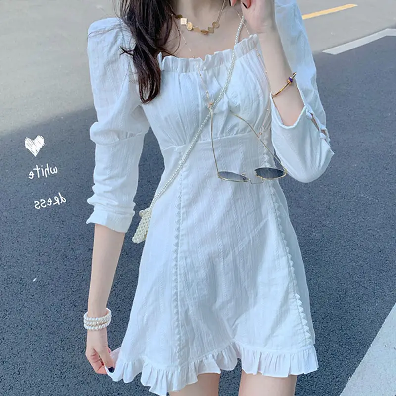 

Новинка весна-лето-осень 2021, женское модное повседневное Сексуальное Женское Платье, женское вечернее платье, мини-платье