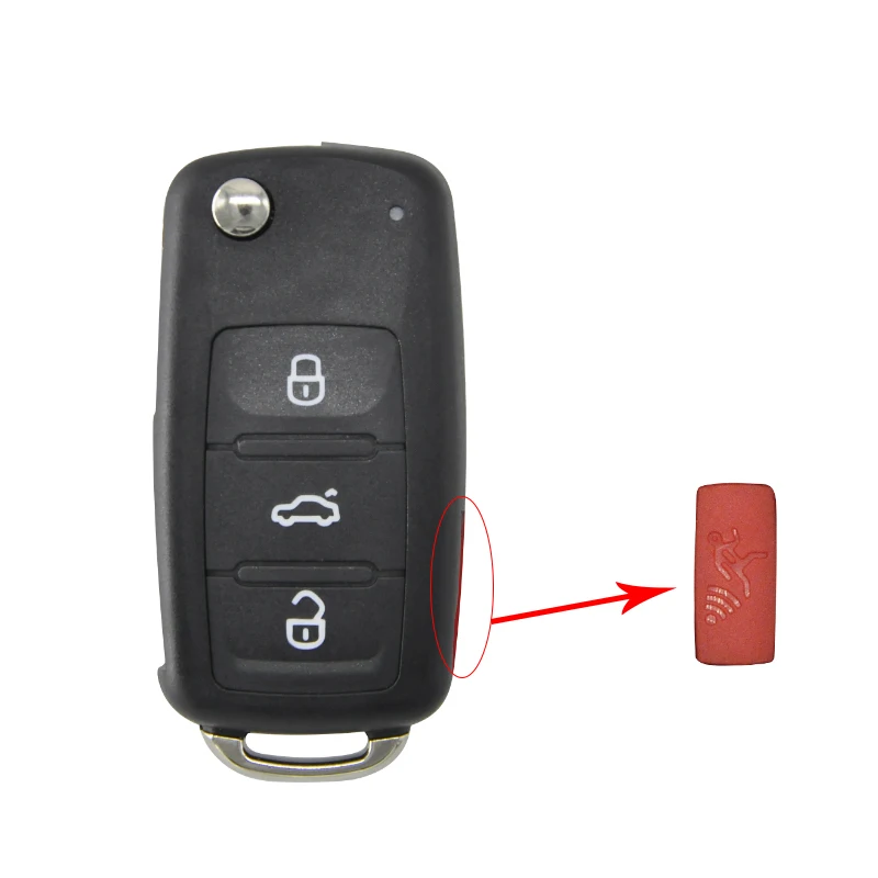 

Чехол для дистанционного ключа автомобиля Datong World Filp для VW Volkswagen Beetle Caddy Golf Jetta Polo Tiguan Touran, сменный корпус ключа