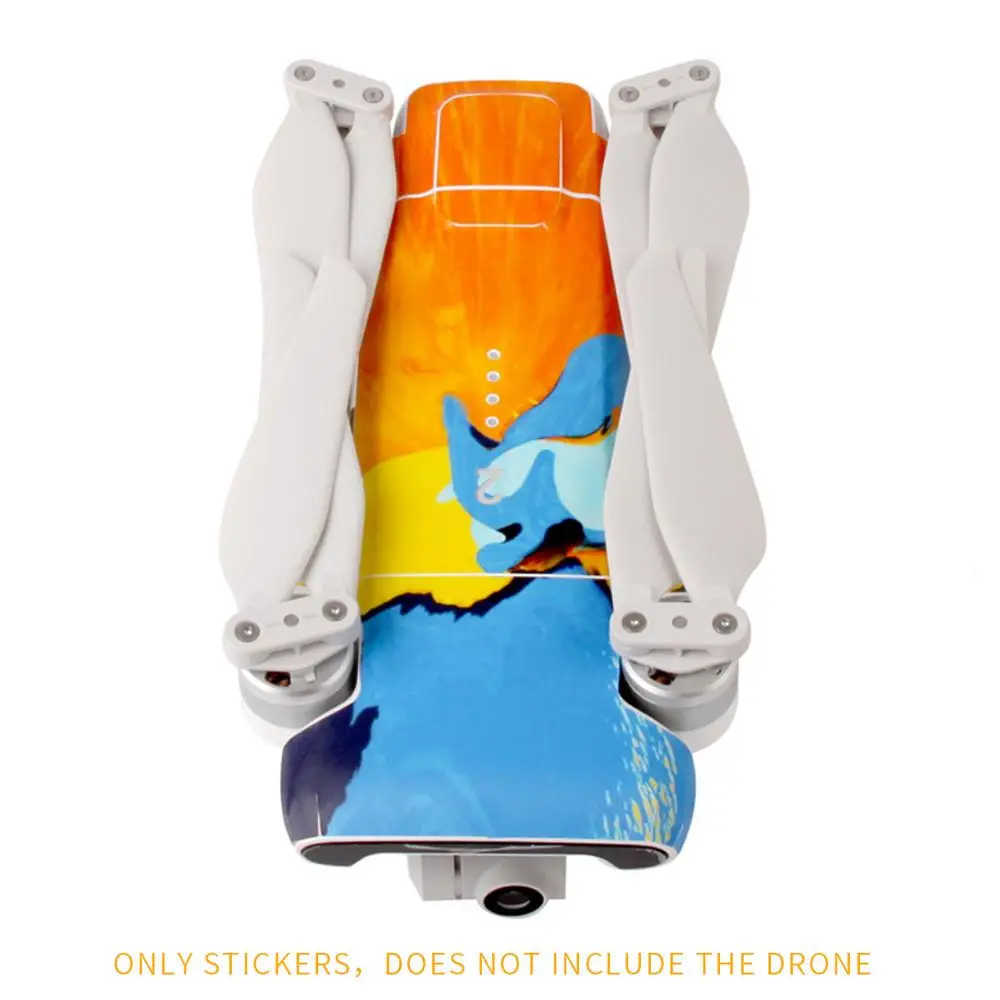 Sunnylife ПВХ Водонепроницаемый Стикеры для Fimi X8 SE Drone тела защиты оболочки кожи