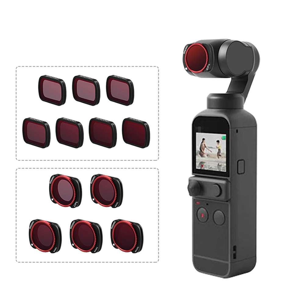 

Gimbal Camera Lens Filter UV CPL ND4 ND8 ND64-PL ND32-PL Filters for DJI Osmo Pocket 2 PTZ Camera Accessories