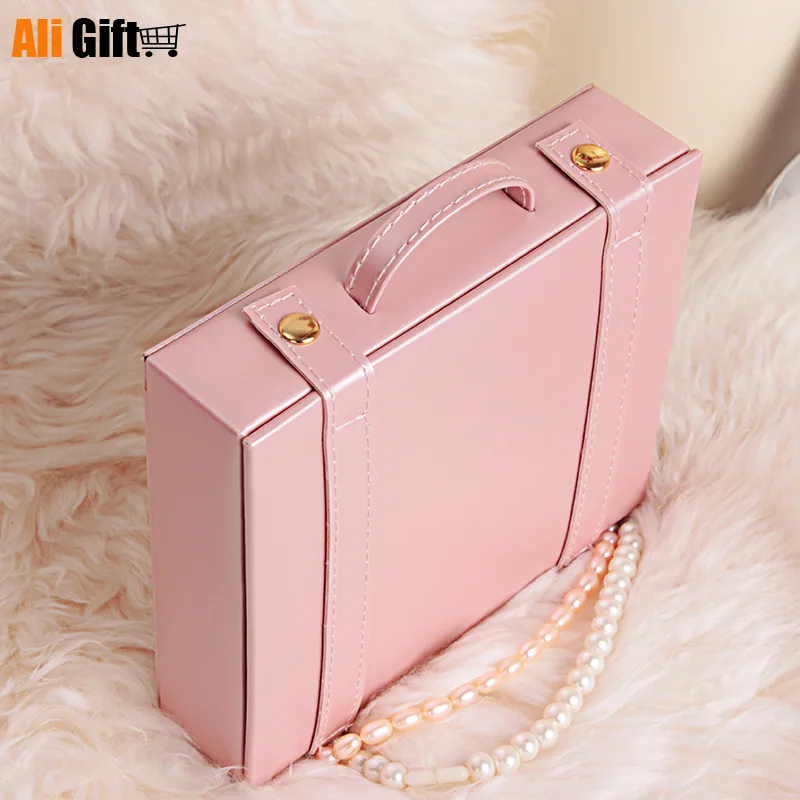 Новые Модные Портативные коробки для ювелирных изделий принцессы европейские