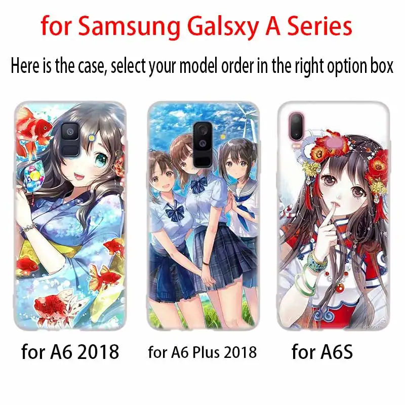 japanese anime love Live Silicone Case For Samsung A52 A32 A12 A72 A42 A21S 5G A3 A5 A6 A7 A8 Plus 2018 Cover Star |