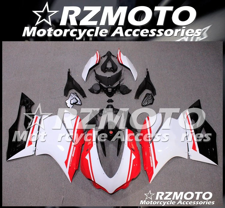 

Новый комплект обтекателей для мотоциклов из АБС-пластика, подходит для Ducati 959, 1299, Panigale 2015, 2016, 2017, 2018, кузов красного, черного цветов на заказ