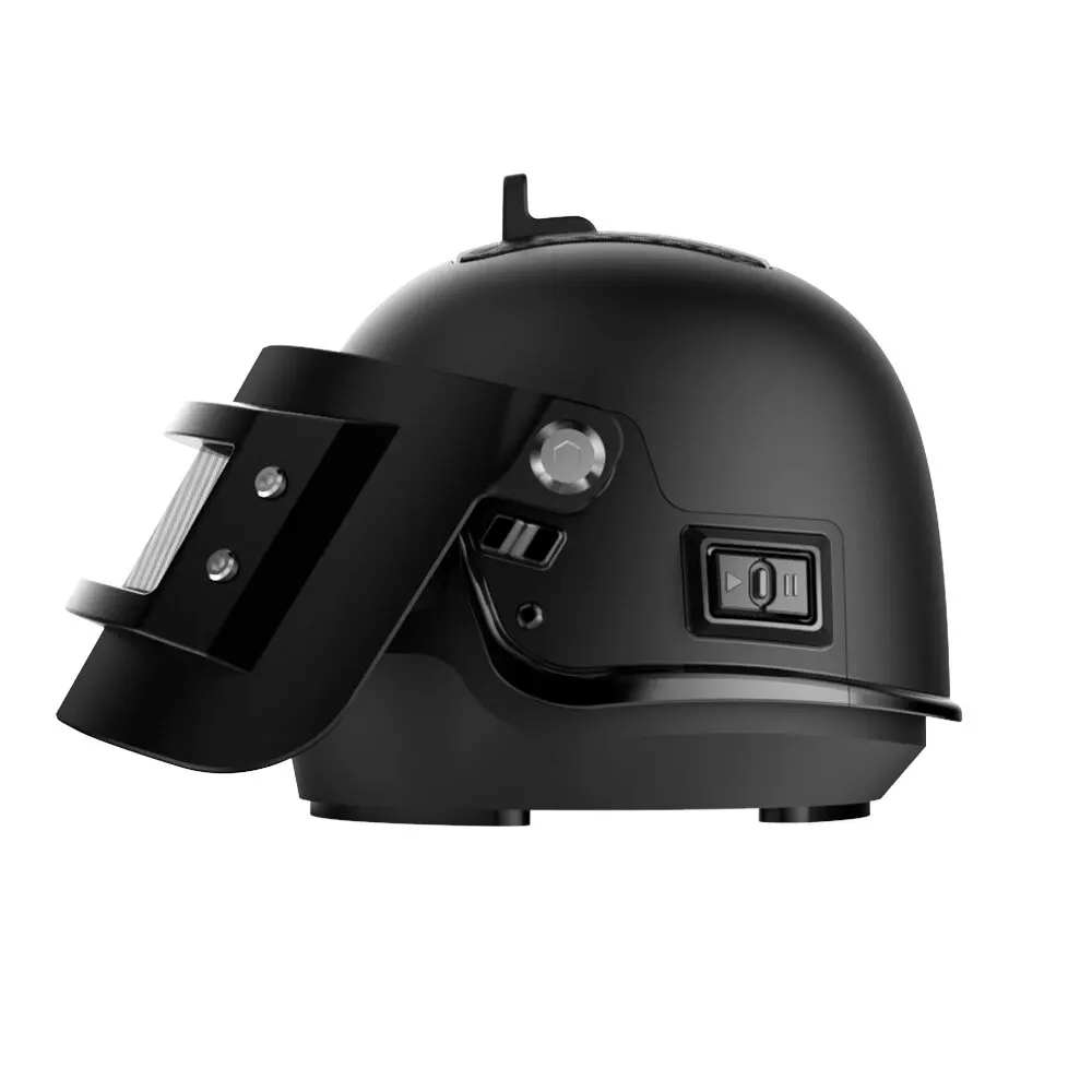 

Portable Wireless Bluetooth 4.2 Rechargeable Breathing Light Helmet-shaped Speaker Support Long-lasting Battery Life