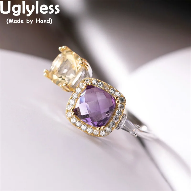 

Uglyless плетение квадратное кольцо с кристаллами для женщин в виде граненых стеклянных к требованиям заказчика; Сверкающие; Платье ювелирные ...