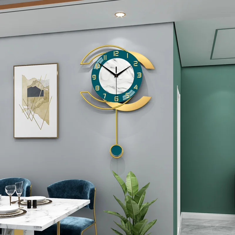 

Light Luxury Creative Wall Clock Home Decoration Clock Nordic Fashion Personalized Art Wall Clock