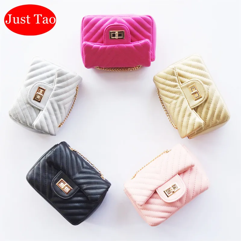 

DHL Free Shipping Just Tao Fashion brand shoulder bags for Kids Childrens Leather purse Toddlers new bag Mini Coin Wallet JT0D27