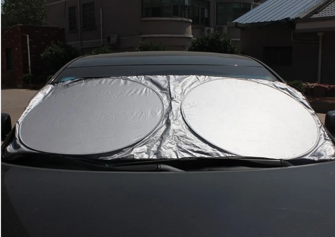 

150*70cm Car Windshield Cover Sunshade UV Protection Shield Car Styling Folding Car Window Sun Shade Windshield Block Cover