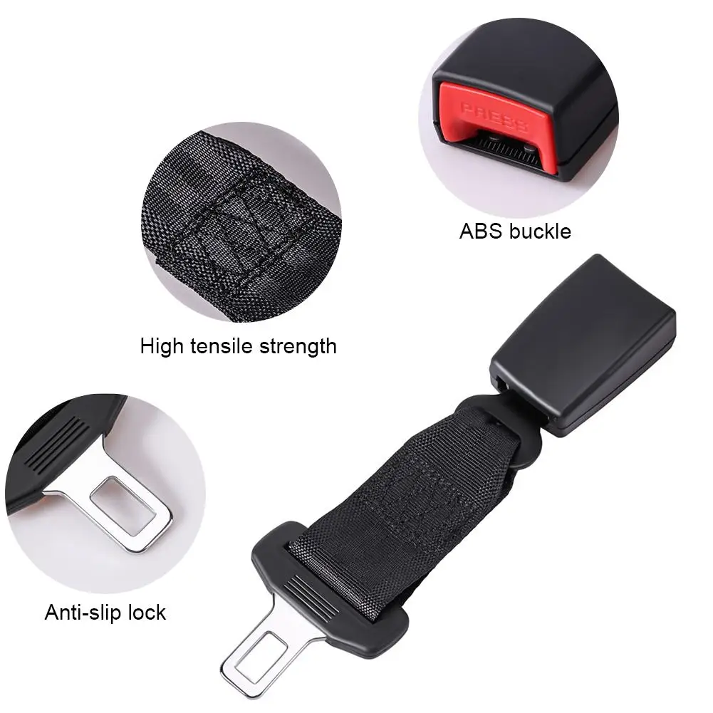 

Car Seat Belt Extender Cover Safety Belt Extension Plug Buckle Seat Belt Clip Extender For Pregnancy Fatty Seat Belt Extender