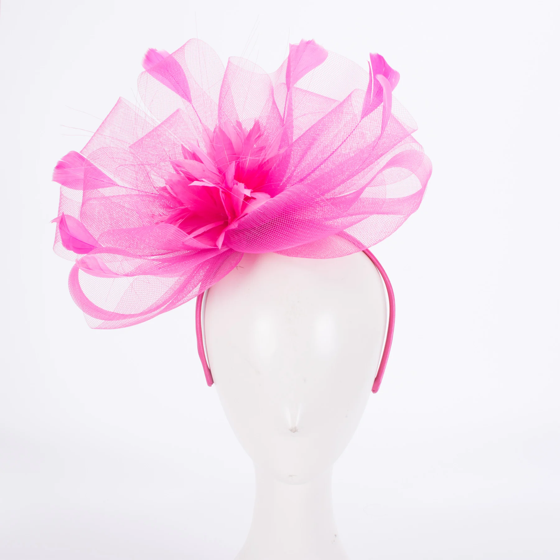 

Womens Kentucky Derby Polyester Fascinators Wedding Church Racing Hats Headband Headpiece T467