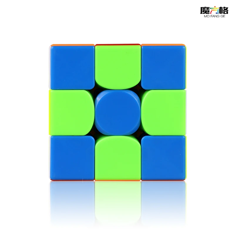 QiYi Магнитный 3x3x3 скоростной кубик MoFangGe WuWei 3x3 M наклейка для соревнований s
