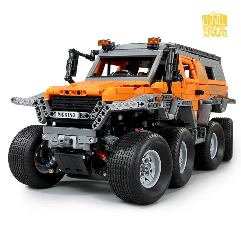 Высокотехнологичная модель внедорожника MOULD KING MOC С пультом дистанционного