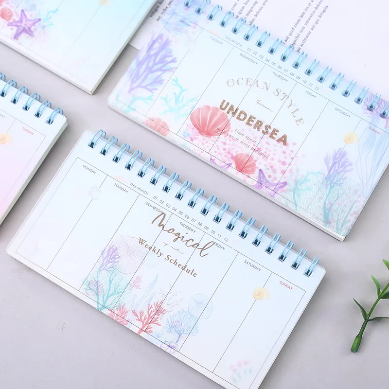 Милый ежедневник Kawaii из полипропилена на каждый день Еженедельный планировщик