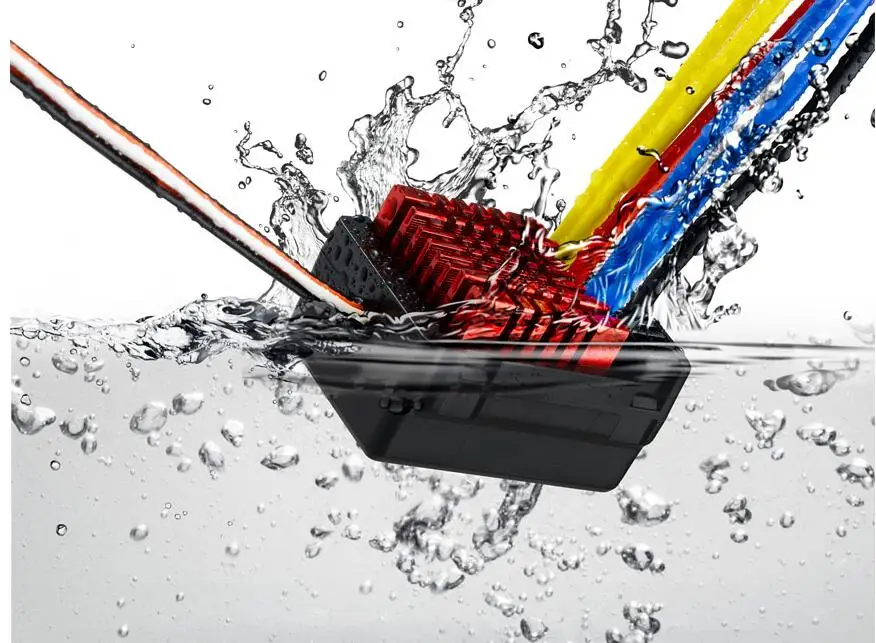 

Original Hobbywing QuicRun WP 880 80A Dual Brushed Waterproof ESC Speed Controller For 1/8 RC Car