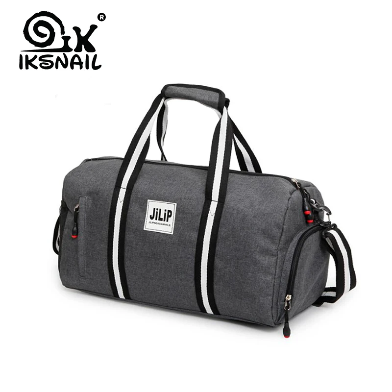 IKSNAIL холщовая спортивная сумка для тренировок мужские и женские сумки фитнеса