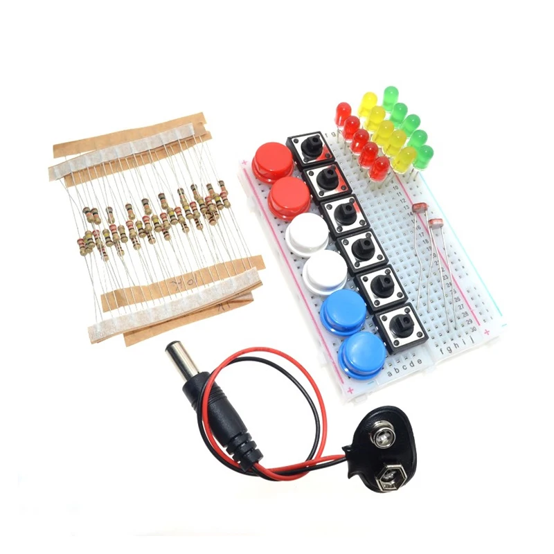 Smart Electronics Starter Kit For arduino uno r3 mini Breadboard LED jumper wire button | Integrated Circuits
