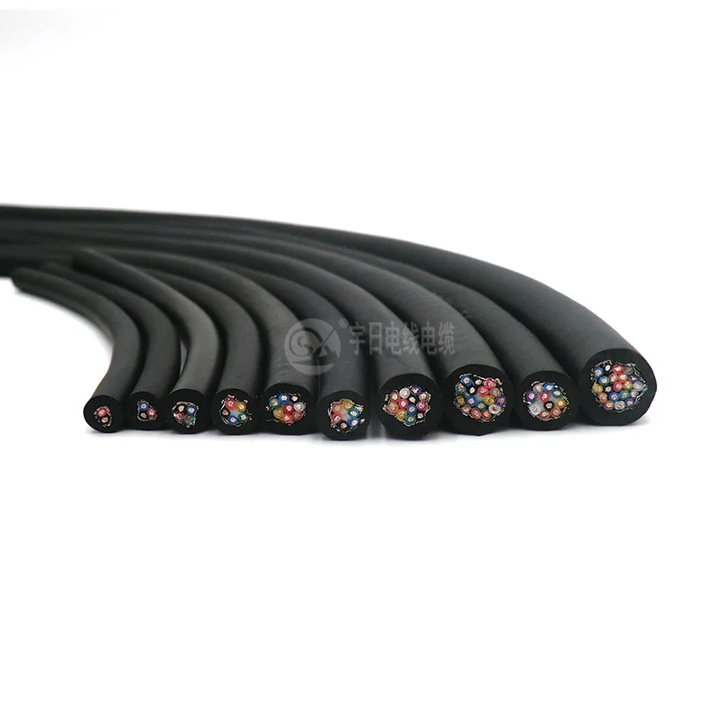 3 жильный Гибкий Экранированный Кабель 0 14 2 мм² контрольный провод 26awg 24awg 22awg